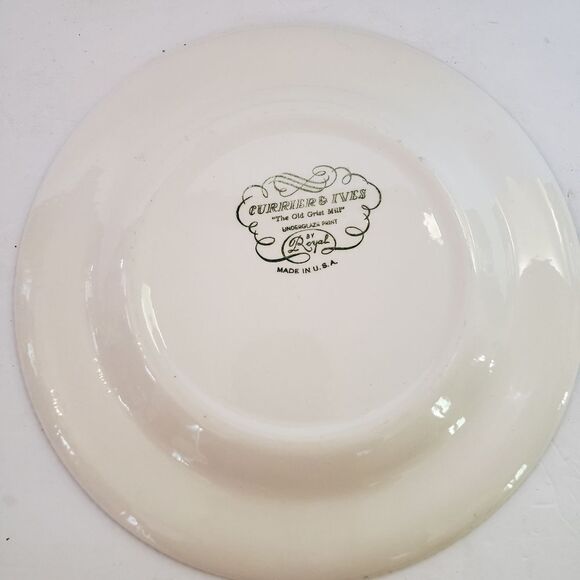 Currier & Ives Plate “The Old Grist Mill” - Picture 3 of 5